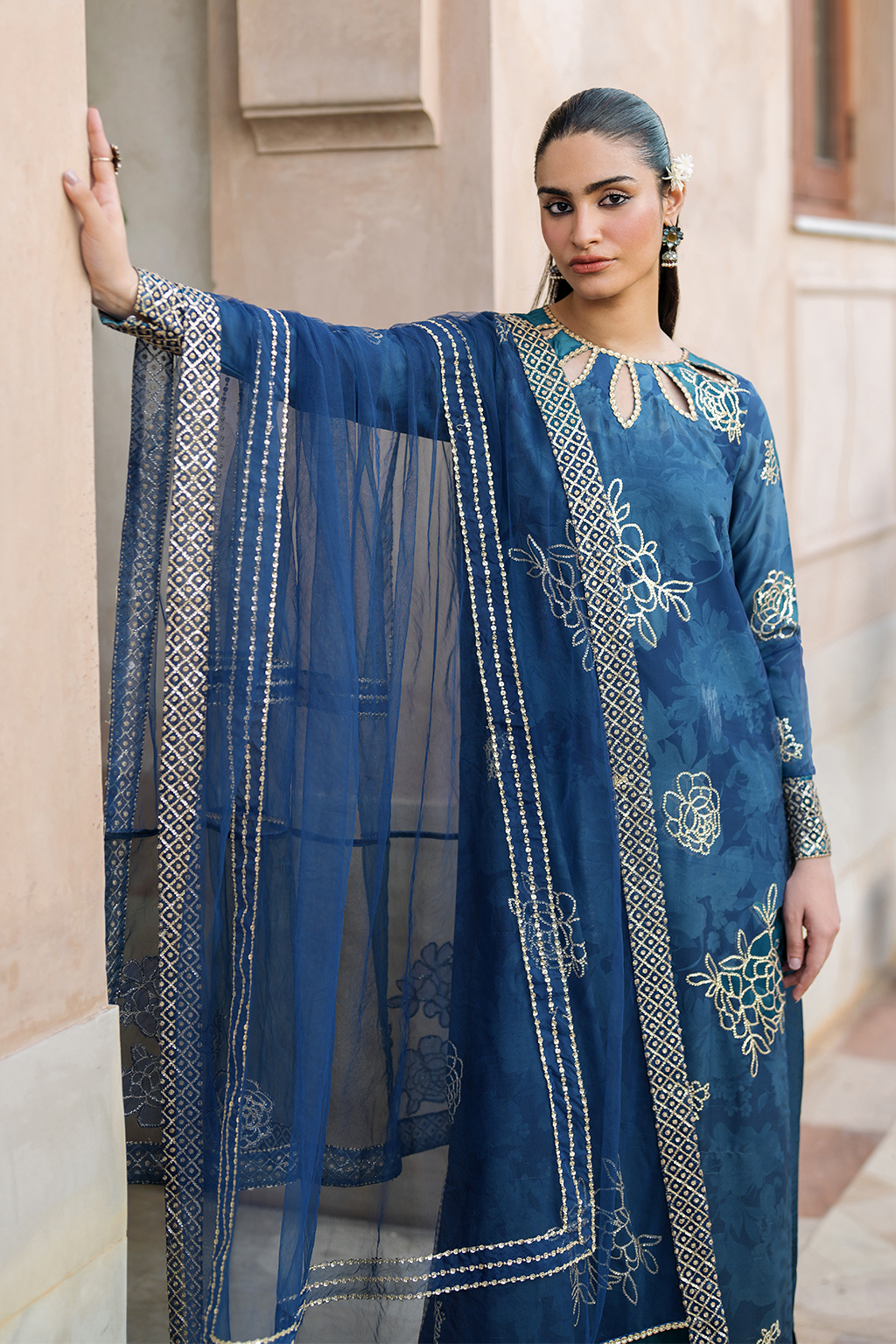 Iznik | Bandhani Formals | UE-331 - Ladies Clothes