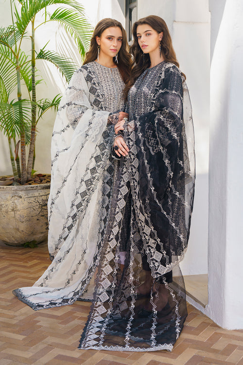 Baroque | Luxury Pret 24 | LAWN UF-573 - Designer Dress with Intricate embroidery and embellishments. Shop elegent wedding dress at Maria Faisal.