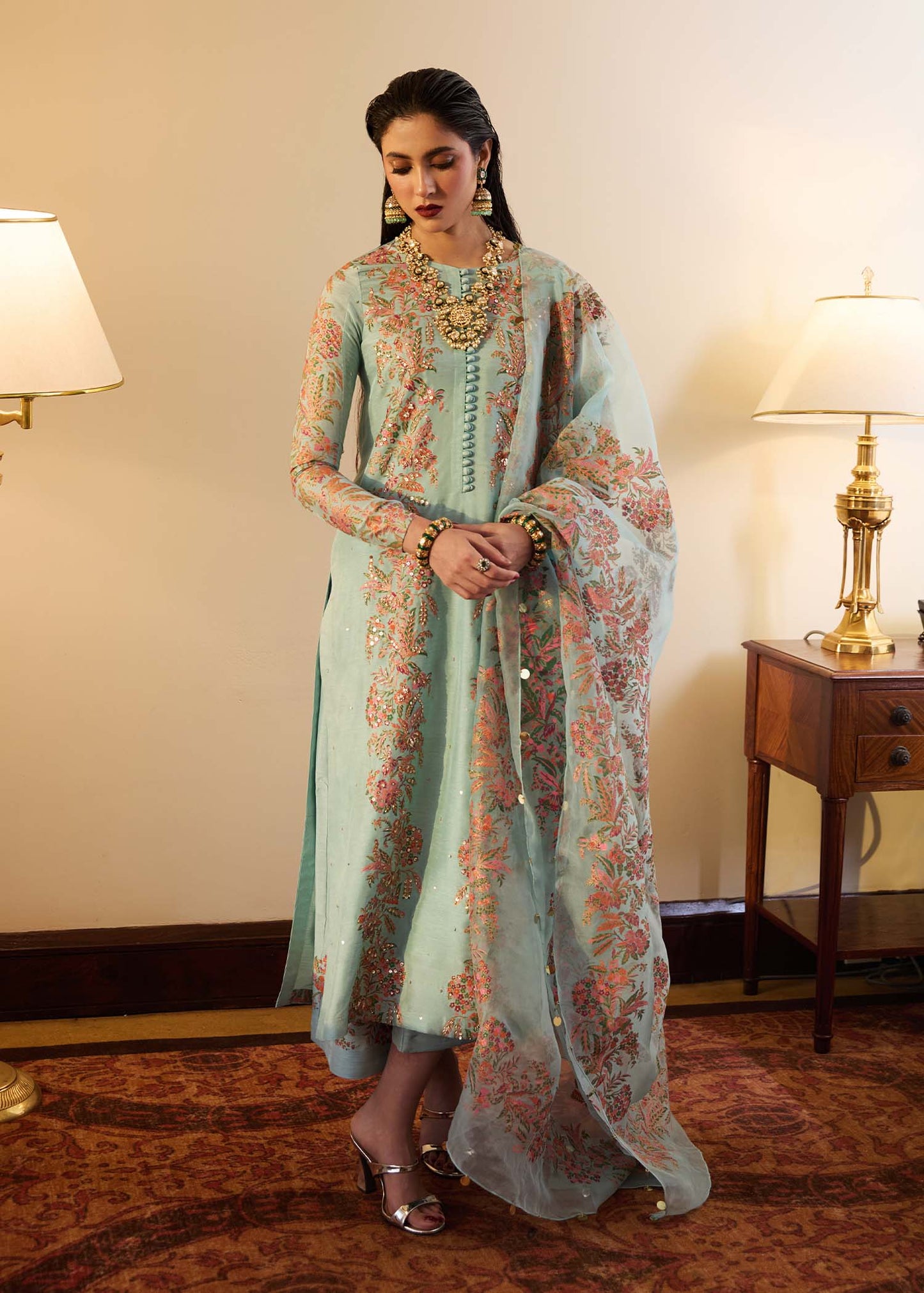Hussain Rehar | Luxury Pret SS 24 | Salji - Waniyas