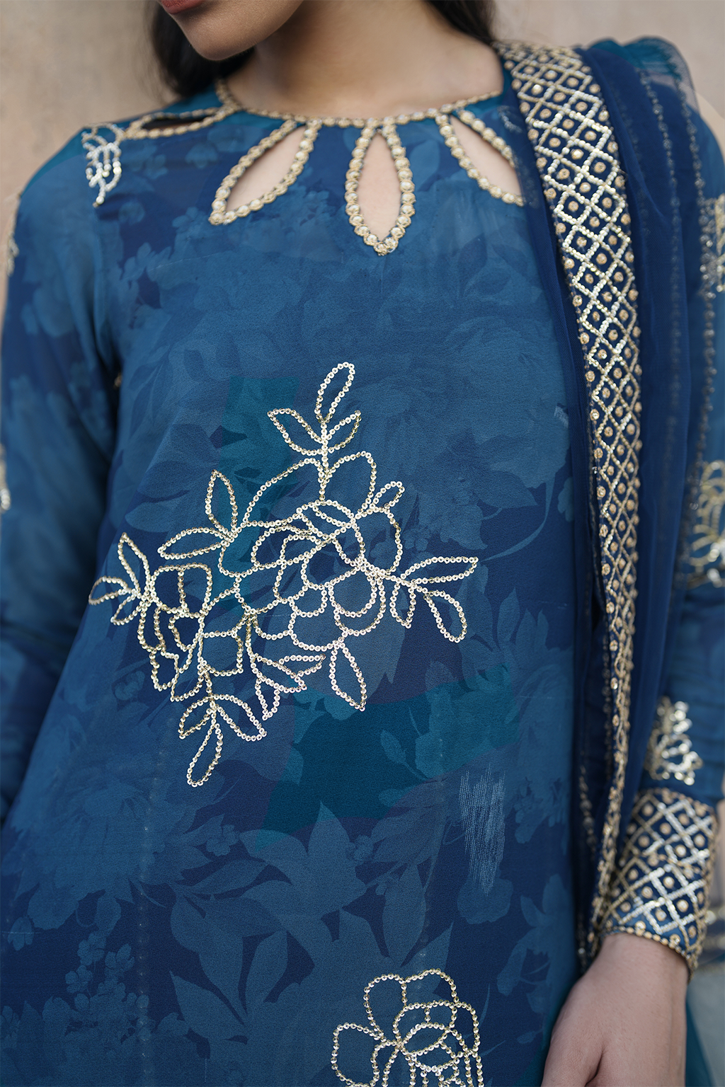 Iznik | Bandhani Formals | UE-331 - Ladies Clothes