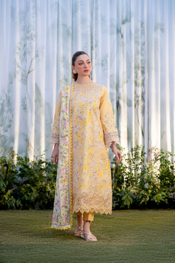 Aabyaan | Shezlin Chikankari Ramadan Edit 25 | NISA (AR-02) - Designer Dress with Intricate embroidery and embellishments. Shop elegent wedding dress at Maria Faisal.