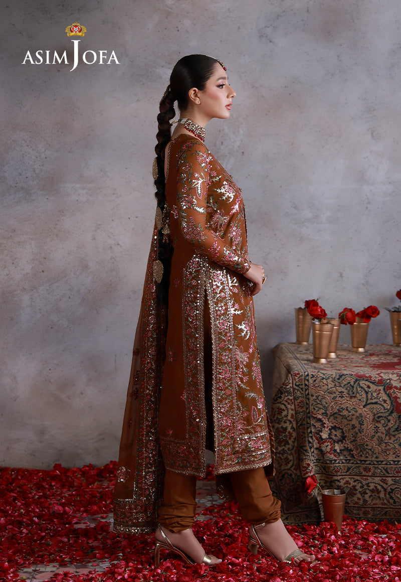 Asim Jofa | Wedding Festive Collection | AJULN-03 - Wedding Dress - available at Maria Faisal in UK and USA.
