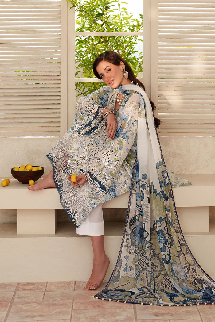 Baroque | Luxury Pret Summer | UF-4401 - Luxury Dress - available at Maria Faisal in UK and USA.