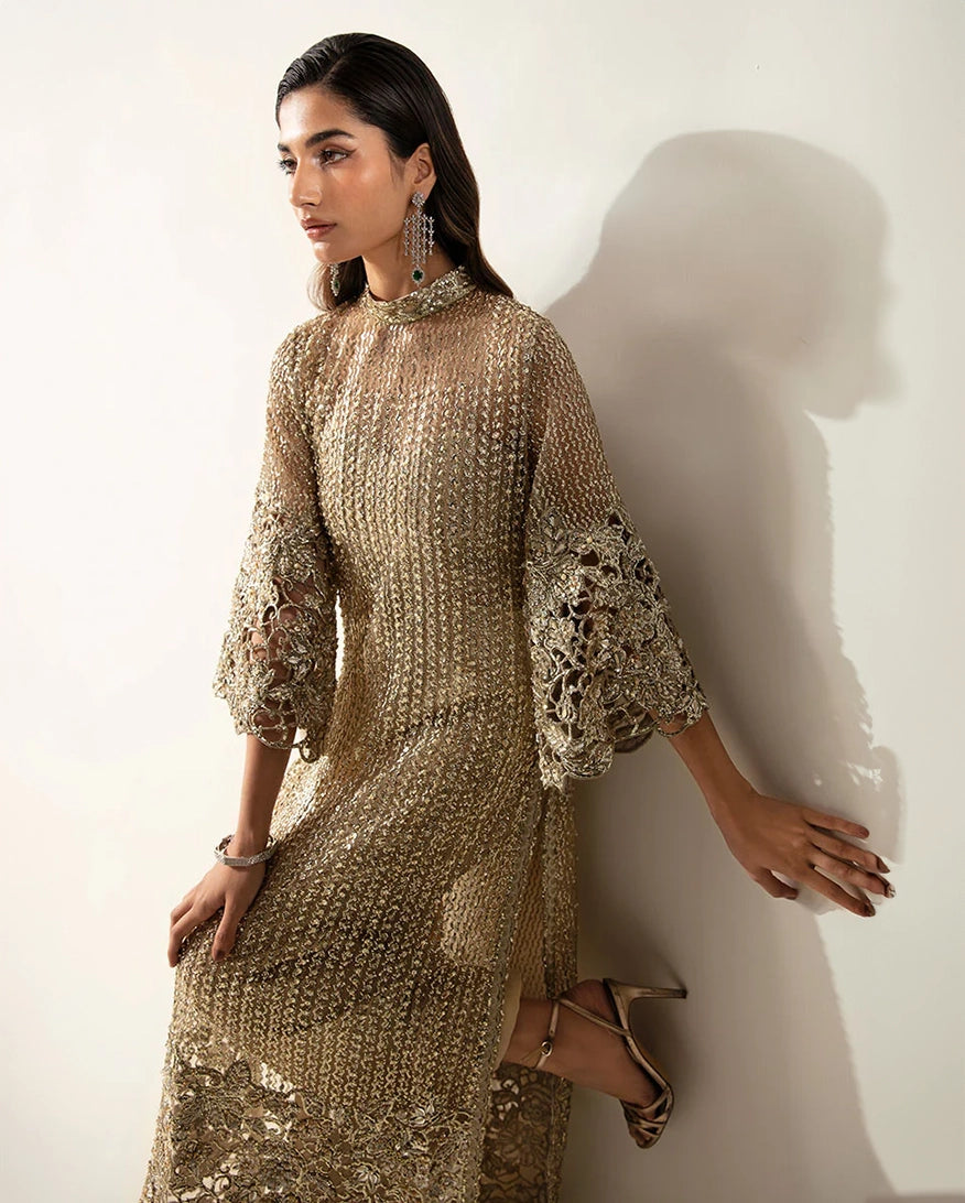 Mushq | Fleur Luxury Formals | Eve - Formal Dress - available at Maria Faisal in UK and USA.