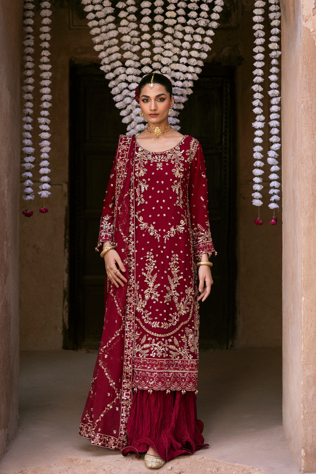 Emaan Adeel I The Empress Wedding Formals I ROSMYN - - Maria Faisal