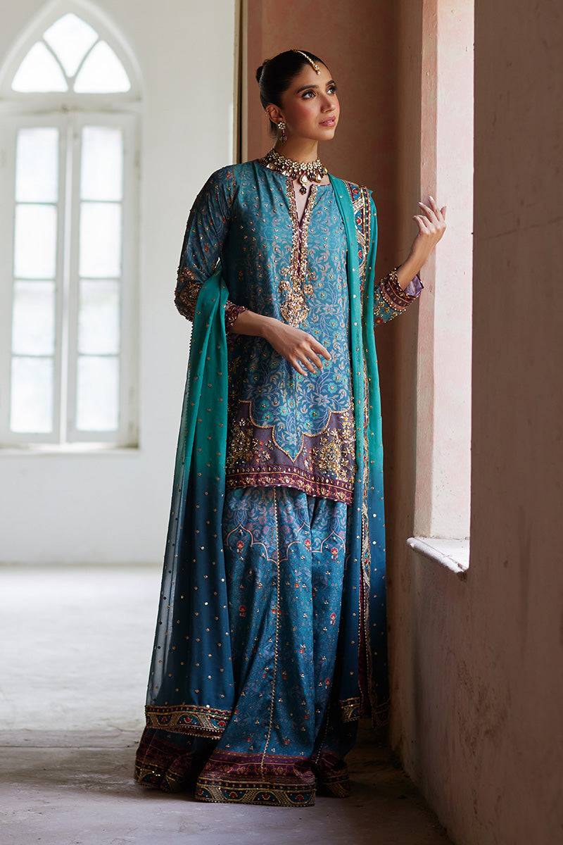 Mina Hassan | Formal Dholki Collection | Leela by Maria Faisal - Registered Vendor of : Mina Hassan - type : Ladies Clothes - 100% original wedding dresses