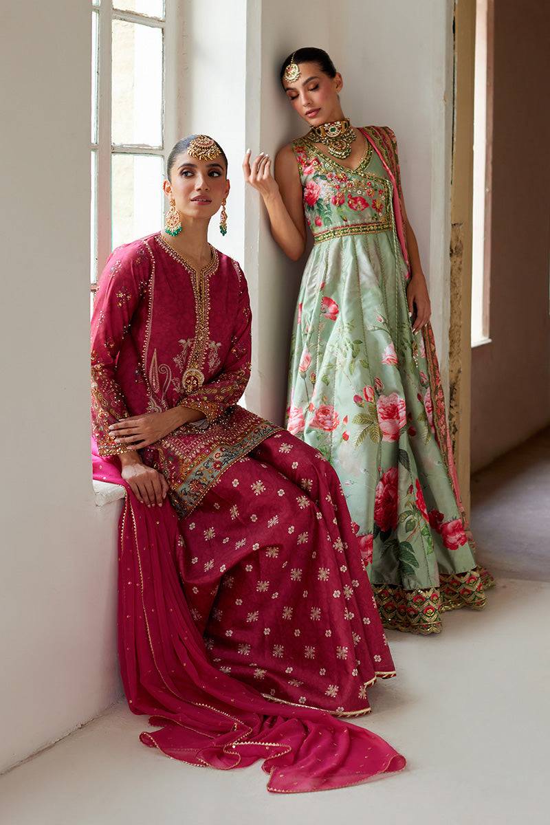 Mina Hassan | Formal Dholki Collection | Abeeha by Maria Faisal - Registered Vendor of : Mina Hassan - type : Ladies Clothes - 100% original wedding dresses