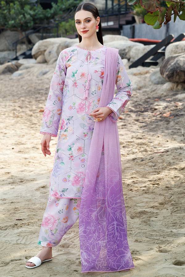 Farasha | Printed Essentials | Rosy Glem by Maria Faisal - Registered Vendor of : Farasha - type : Ladies Clothes - 100% original wedding dresses