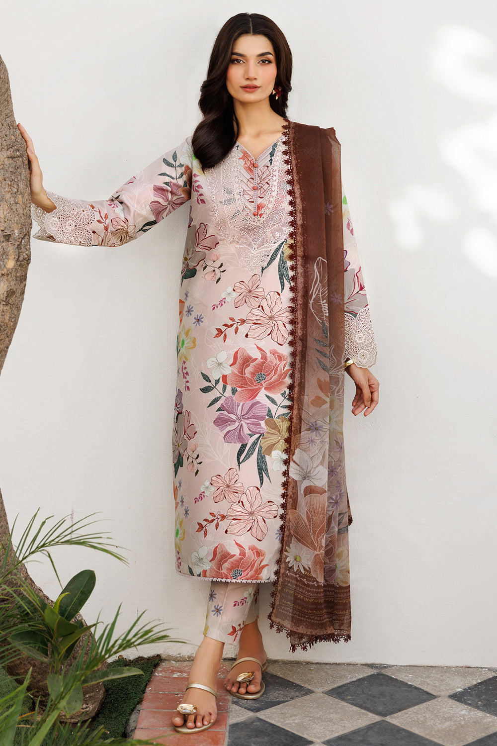 Farasha | Printed Essentials | Rustic Charm - Ladies Clothes - Maria Faisal