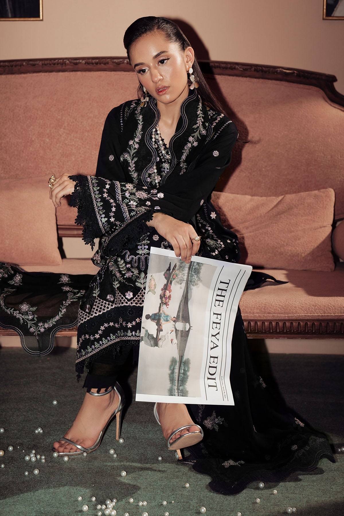 Nureh | Feya Eid Collection | FE-12 by Maria Faisal - Registered Vendor of : Nureh - type : Ladies Clothes - 100% original wedding dresses