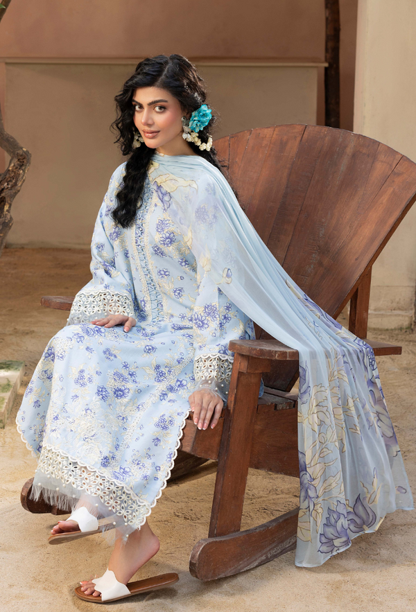 Humdum | Zaiba 25 | D02 - Ladies Clothes - Maria Faisal