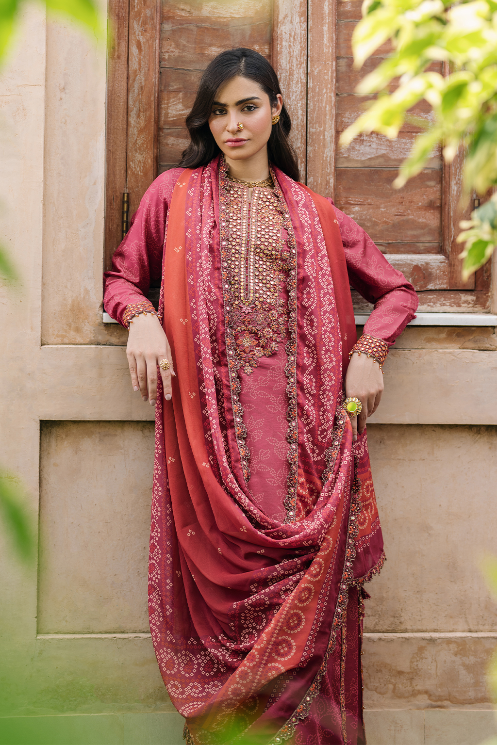 Iznik | Bandhani Formals | UE-336 - Ladies Clothes