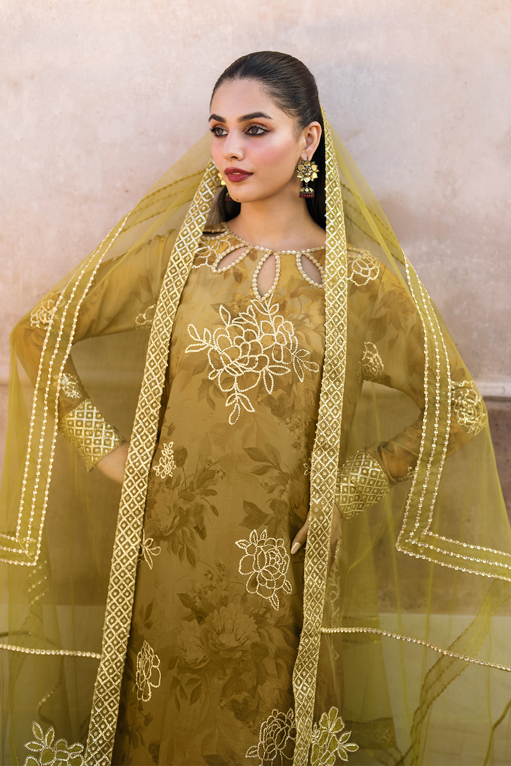 Iznik | Bandhani Formals | UE-332 - Ladies Clothes