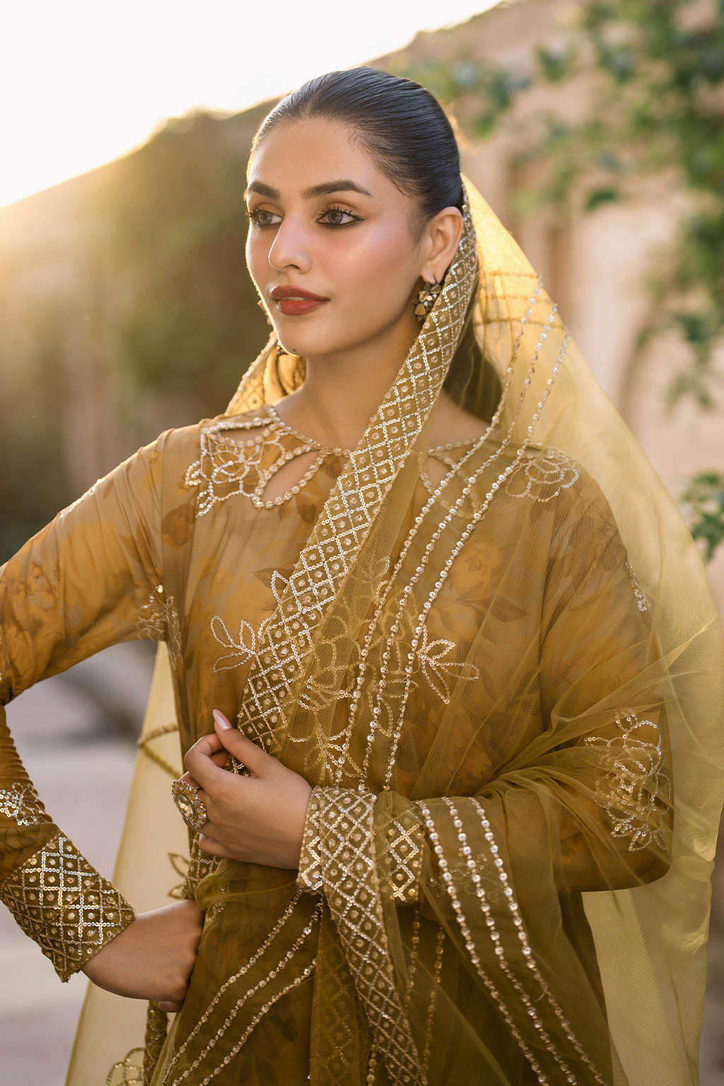 Iznik | Bandhani Formals | UE-332 - Ladies Clothes