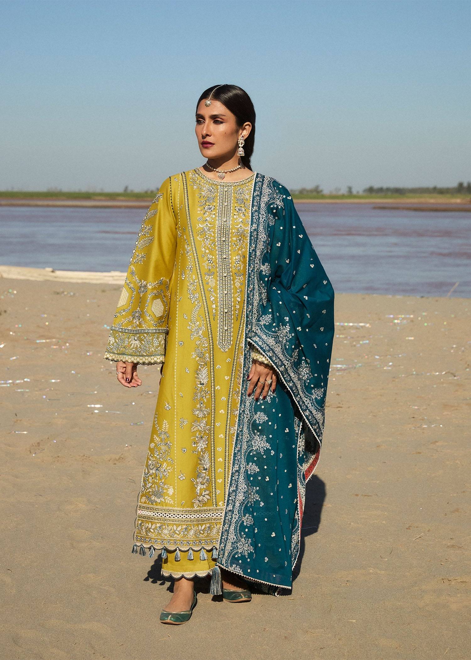 Hussain Rehar | Surkh Eid Pret’25 | Shamyaana by Maria Faisal - Registered Vendor of : Hussain Rehar - type : Ladies Clothes - 100% original wedding dresses