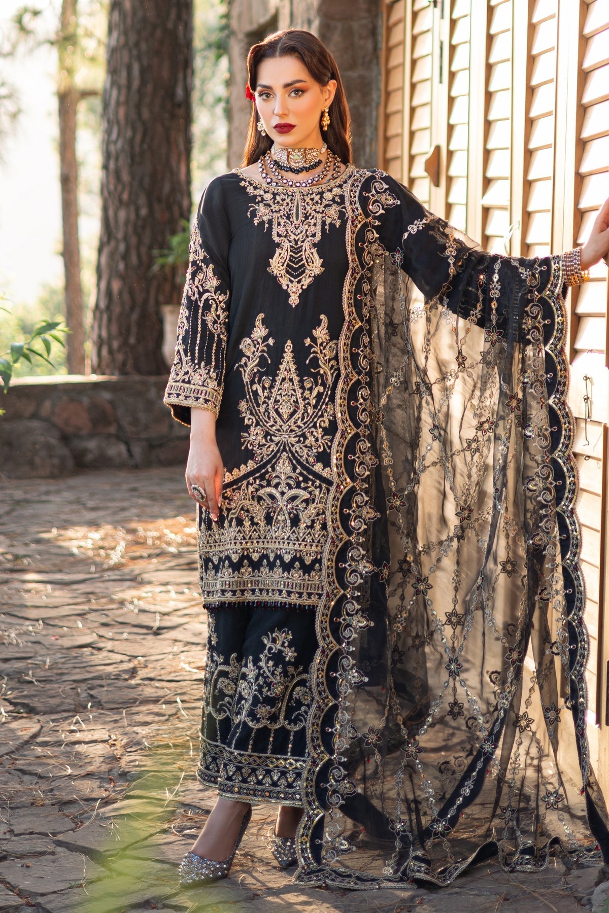 Naqshi | Samarkand Wedding Formals | Qamar - Wedding Dress - Maria Faisal