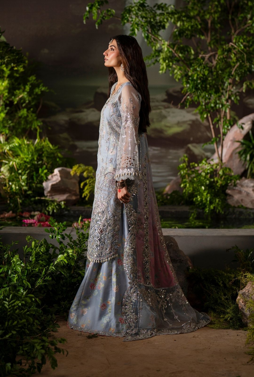 Ajr Couture | Dastan e Ishq | Mahjabeen - Formal Dress - available at Maria Faisal in UK and USA.
