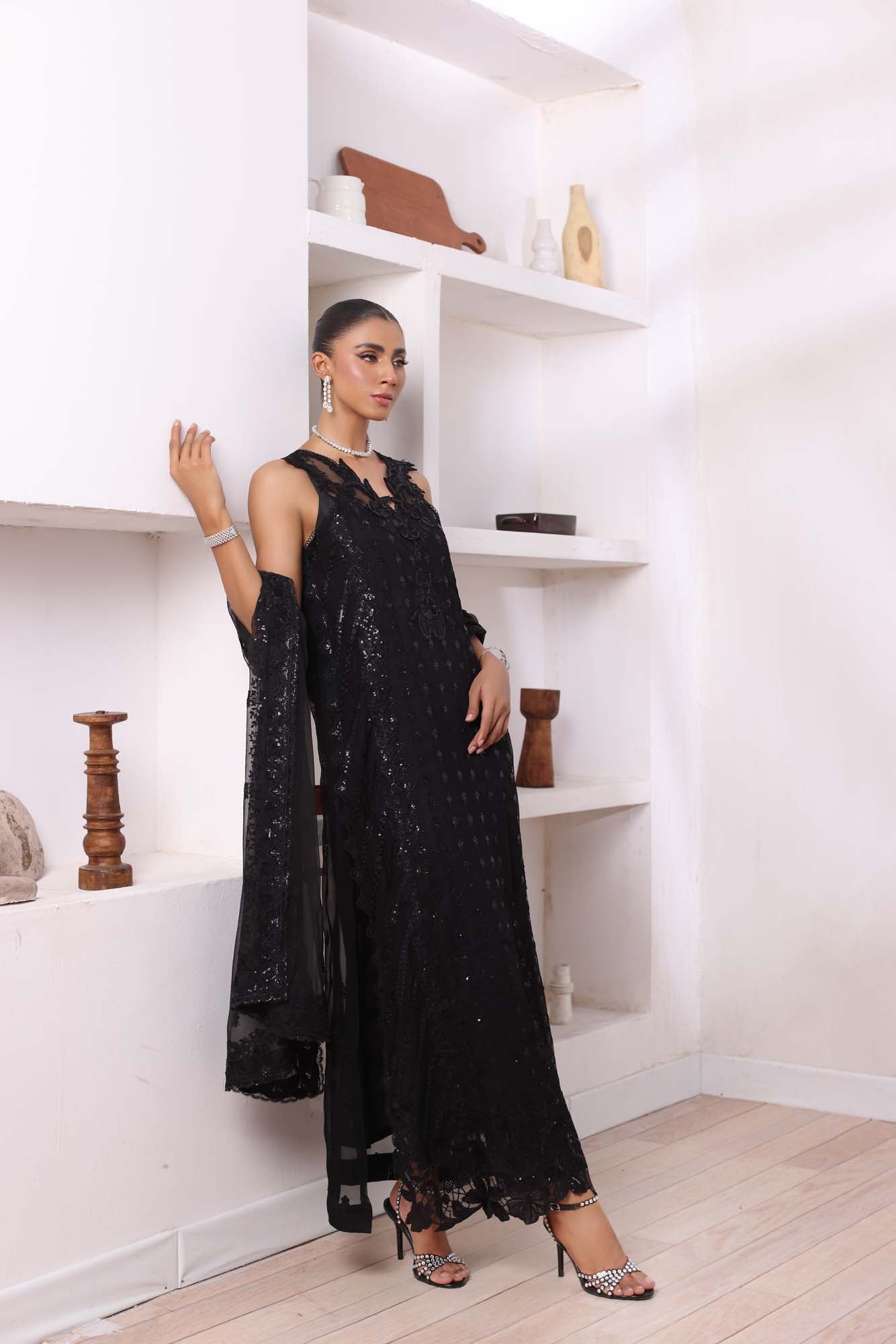 Noor by Saadia Asad | Noor Chiffon De Luxe | D4 - Wedding Dress - Maria Faisal