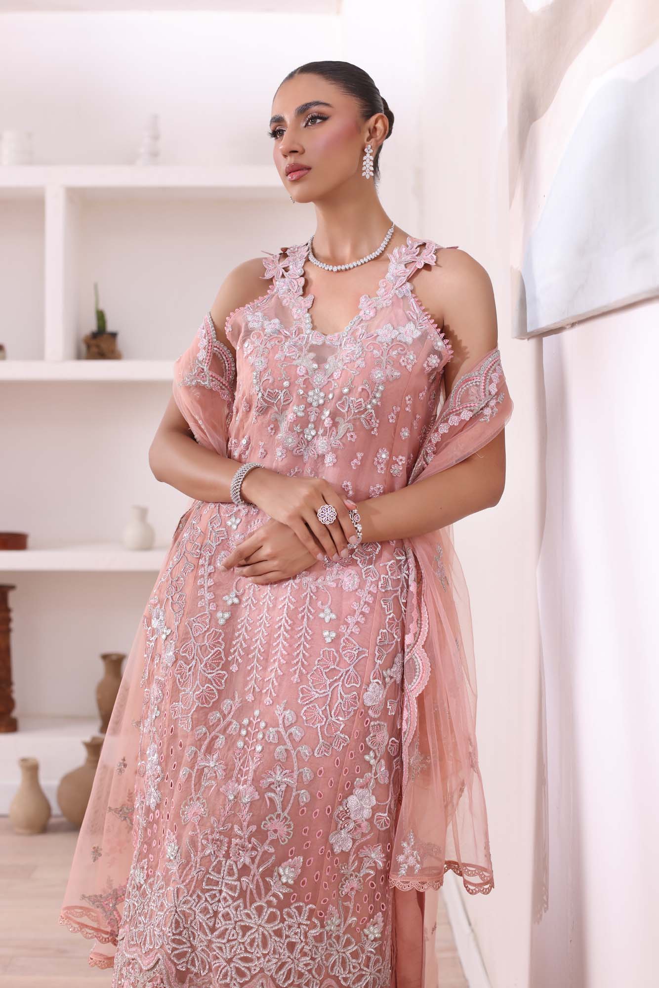 Noor by Saadia Asad | Noor Chiffon De Luxe | D6 - Wedding Dress - Maria Faisal