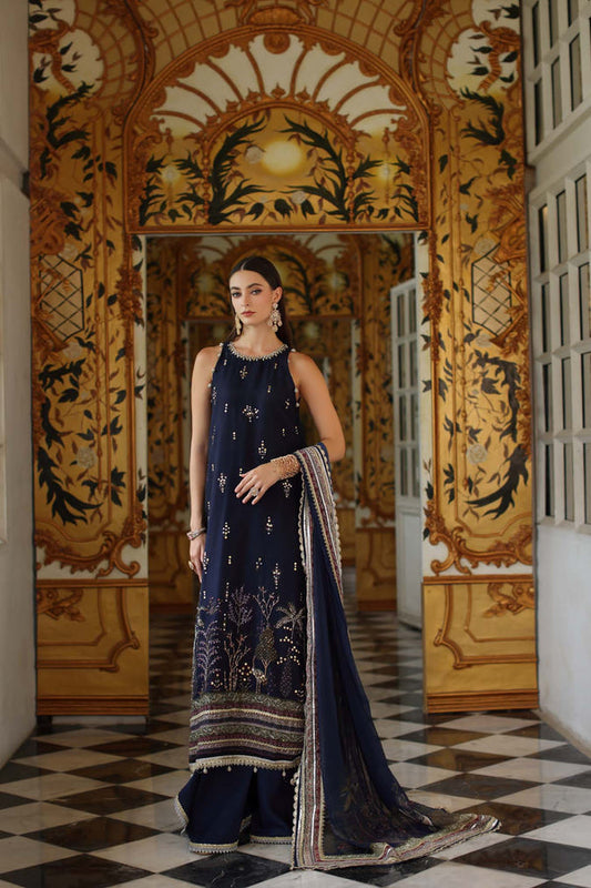 Noor by Saadia Asad | Festive 25 | D3 - Blue - Ladies Clothes - Maria Faisal