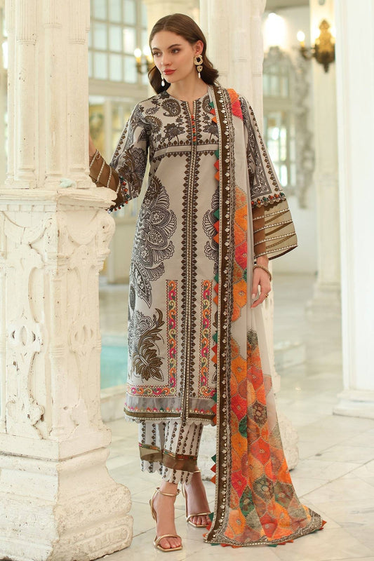 Charizma | Aniq Lawn Collection | AN5-08 by Maria Faisal - Registered Vendor of : Charizma - type : Ladies Clothes - 100% original wedding dresses