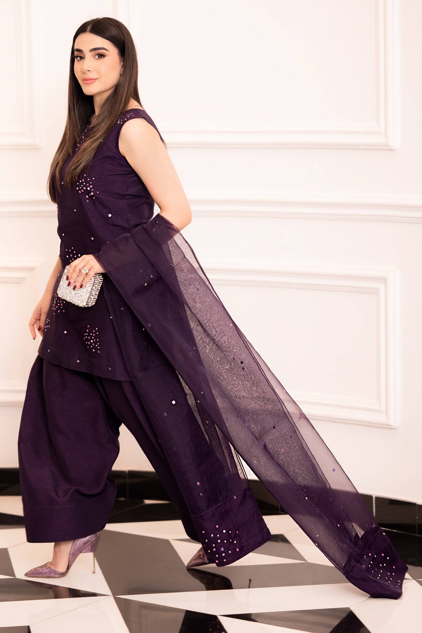 Hana | Signature Series | Amethyst Glow by Maria Faisal - Registered Vendor of : Hana - type : Ladies Clothes - 100% original wedding dresses