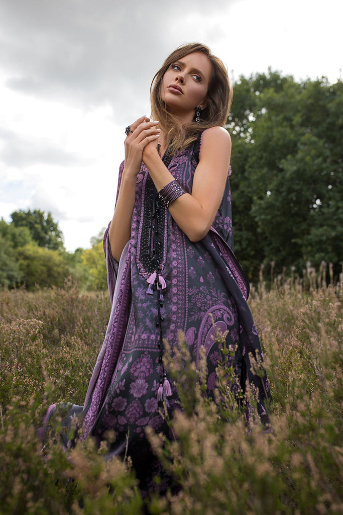 Sobia Nazir | Silk Satin 25 | ST25-08 - Formal Dress - available at Maria Faisal in UK and USA.