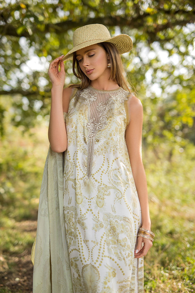 Sobia Nazir | Silk Satin 25 | ST25-06 - Formal Dress - available at Maria Faisal in UK and USA.