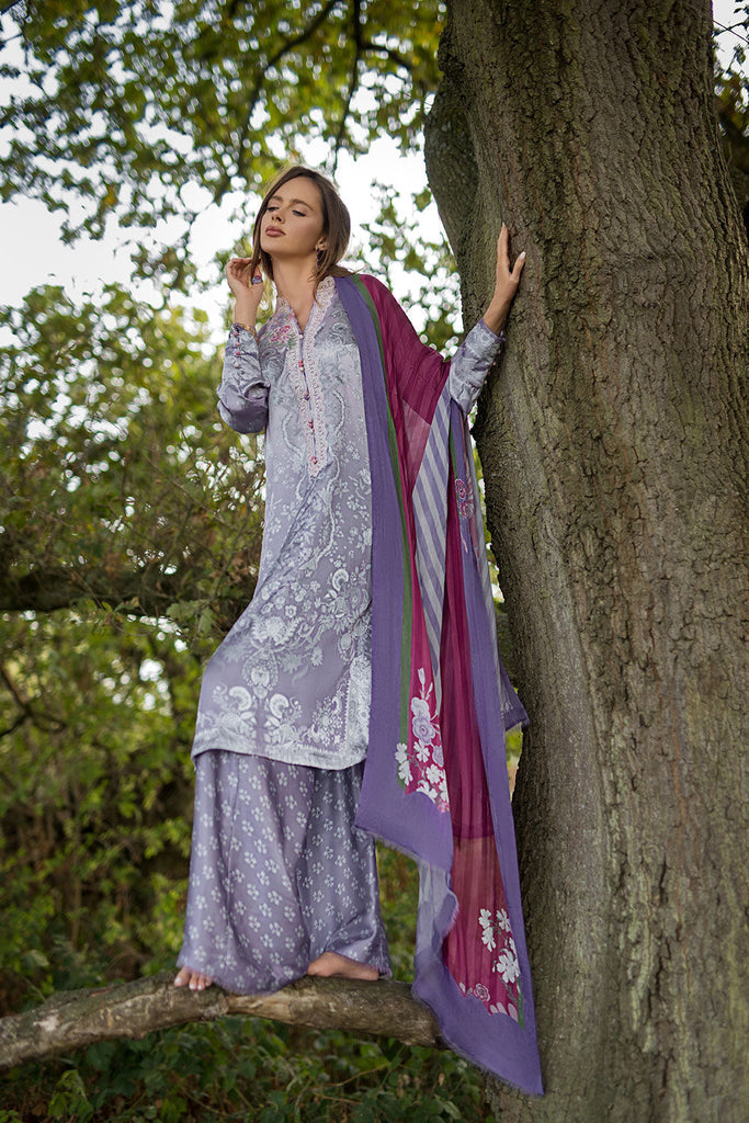 Sobia Nazir | Silk Satin 25 | ST25-01 - Formal Dress - available at Maria Faisal in UK and USA.