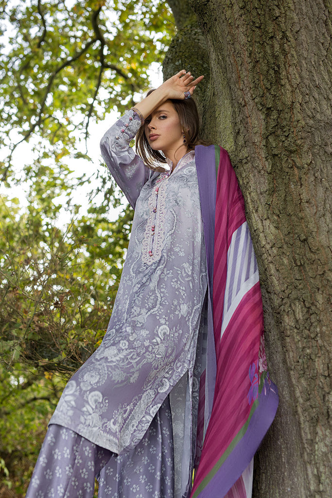 Sobia Nazir | Silk Satin 25 | ST25-01 - Formal Dress - available at Maria Faisal in UK and USA.