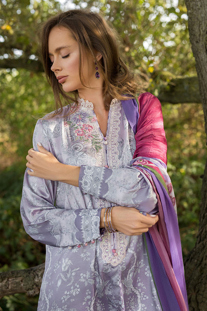 Sobia Nazir | Silk Satin 25 | ST25-01 - Formal Dress - available at Maria Faisal in UK and USA.