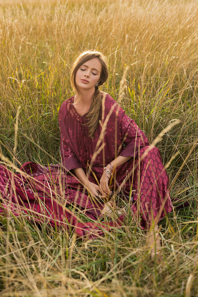 Sobia Nazir | Silk Satin 25 | ST25-10 - Formal Dress - available at Maria Faisal in UK and USA.