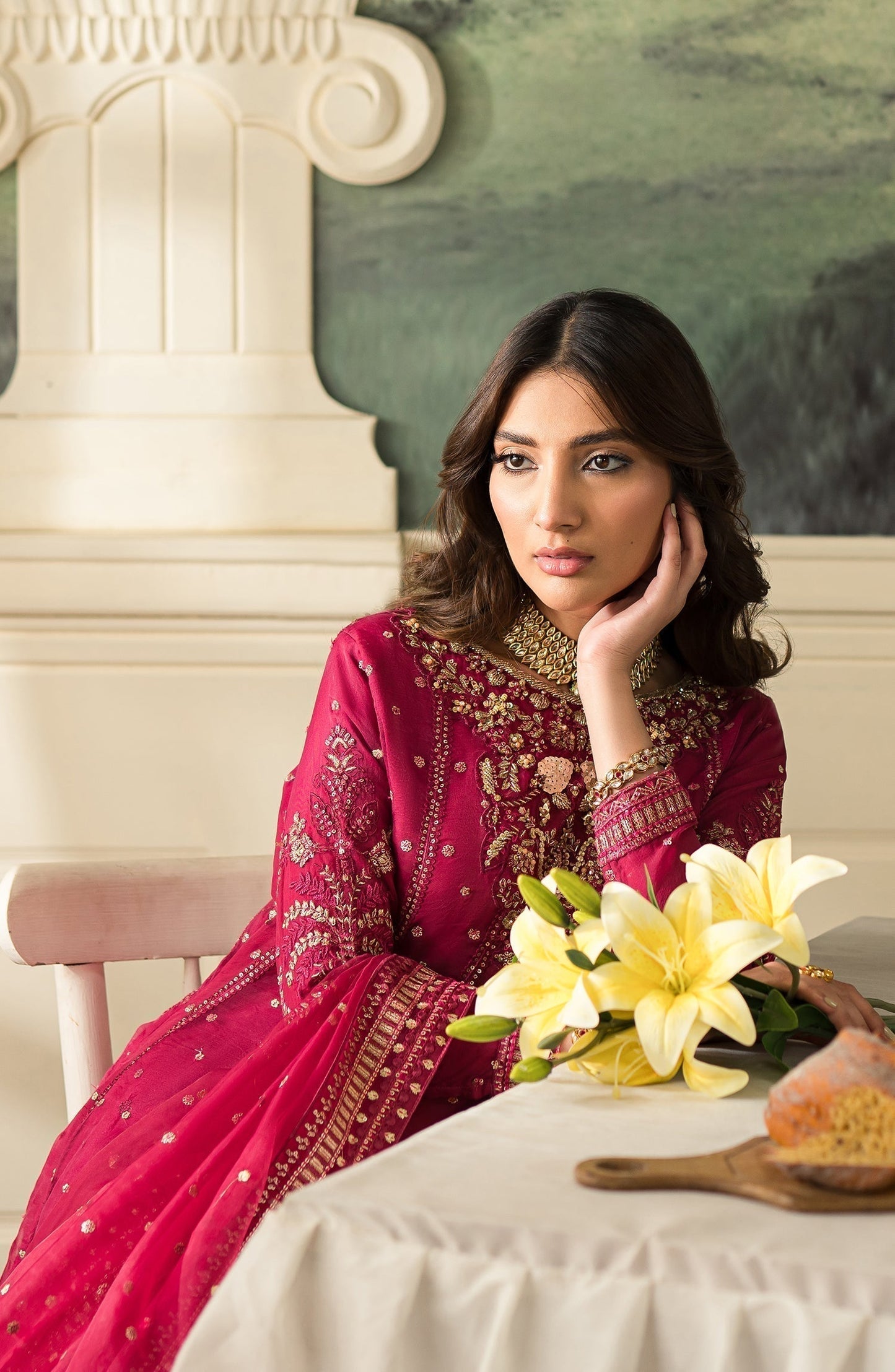 Emaan Adeel | Suave Luxury Formals 24 | SALVIA - Wedding Dress - Maria Faisal