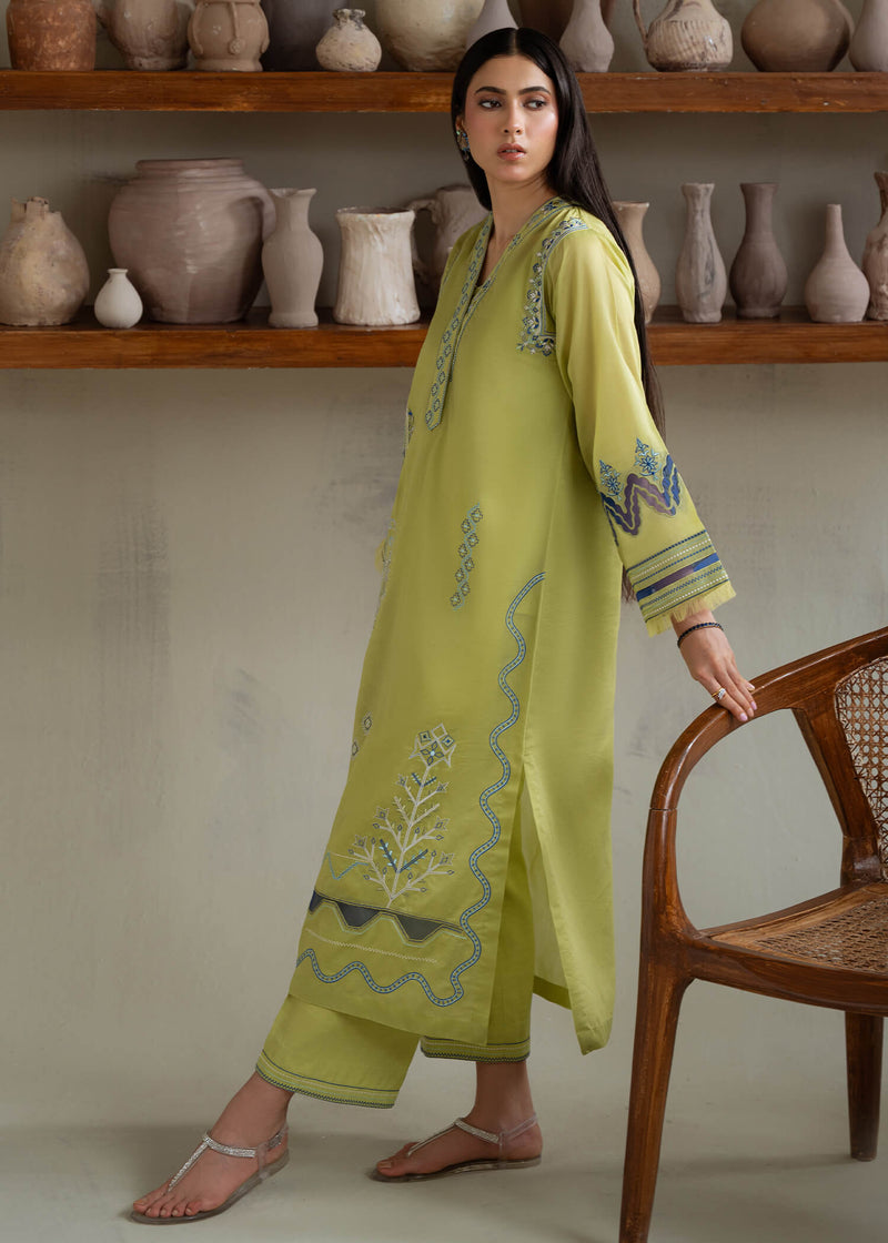 Jeem | Summer 25 RTW | GREEN PAISELY - Ladies Clothes - Maria Faisal