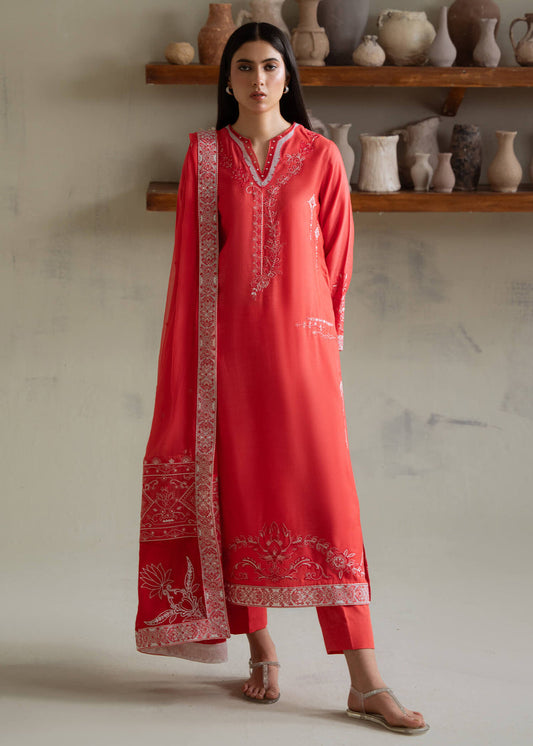 Jeem | Summer 25 RTW | NOVA CORAL - Ladies Clothes - Maria Faisal