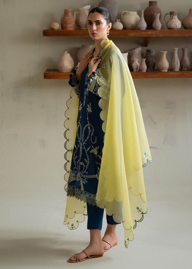 Jeem | Summer 25 RTW | ANZA BLUE - Ladies Clothes - Maria Faisal