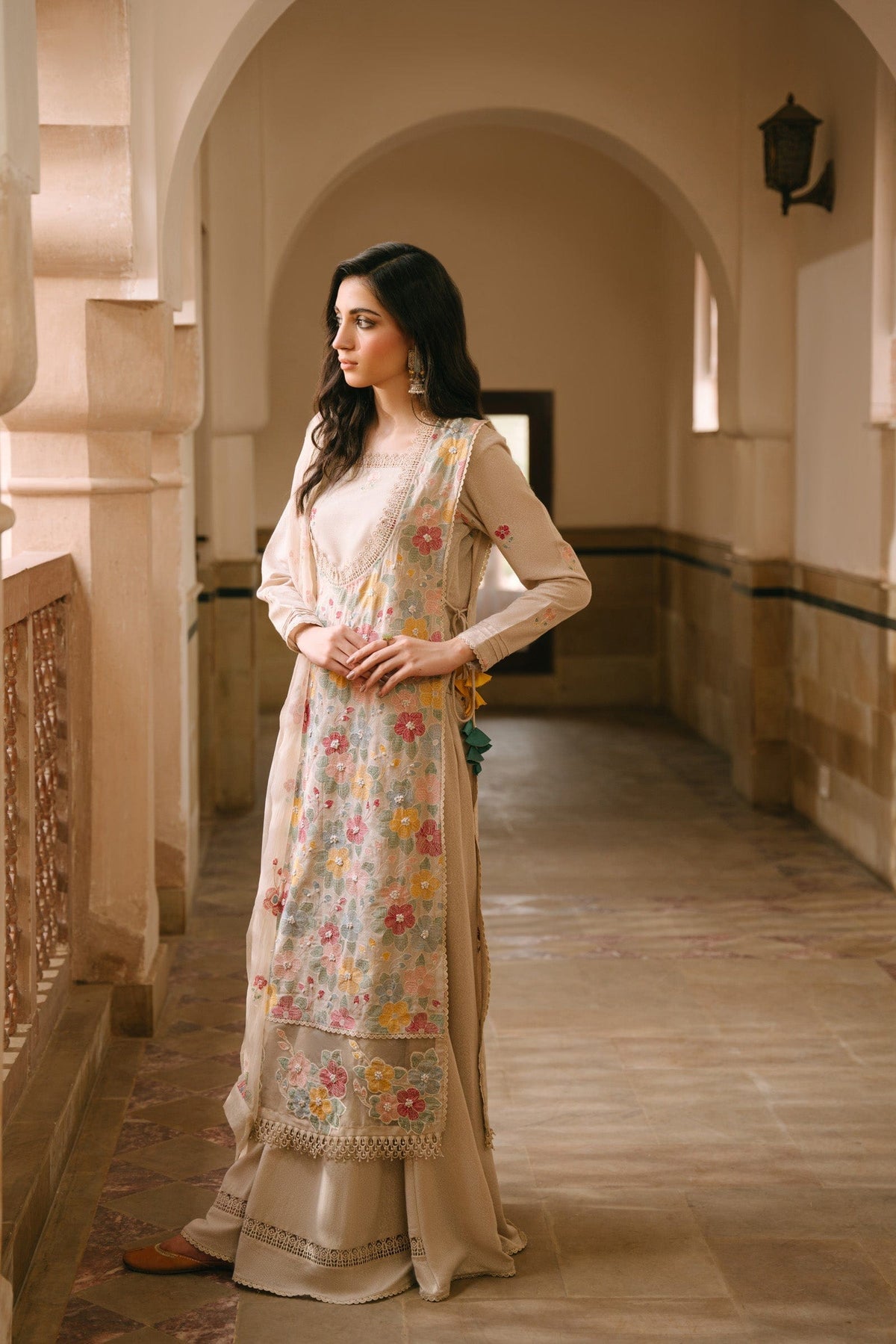 Taana Baana | Manzil Winter |  M3407A - Ladies Clothes - Maria Faisal