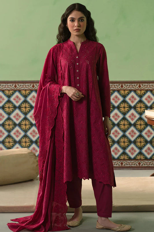 Cross Stitch | Chikankari Lawn | CERISE LOFT - Ladies Clothes - Maria Faisal