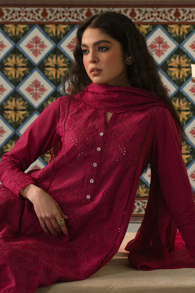 Cross Stitch | Chikankari Lawn | CERISE LOFT - Ladies Clothes - Maria Faisal