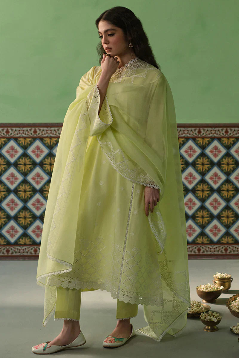 Cross Stitch | Chikankari Lawn | DAFFODIL BLANE - Ladies Clothes - Maria Faisal