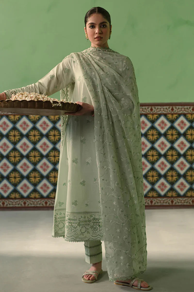 Cross Stitch | Chikankari Lawn | ICY MINT - Ladies Clothes - Maria Faisal