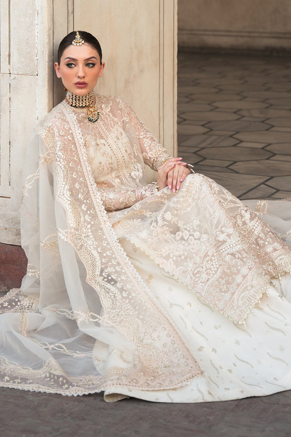 Ayzel | Pehli Nazar Wedding Formals | ZUBAIDA - Designer Dress with Intricate embroidery and embellishments. Shop elegent wedding dress at Maria Faisal.