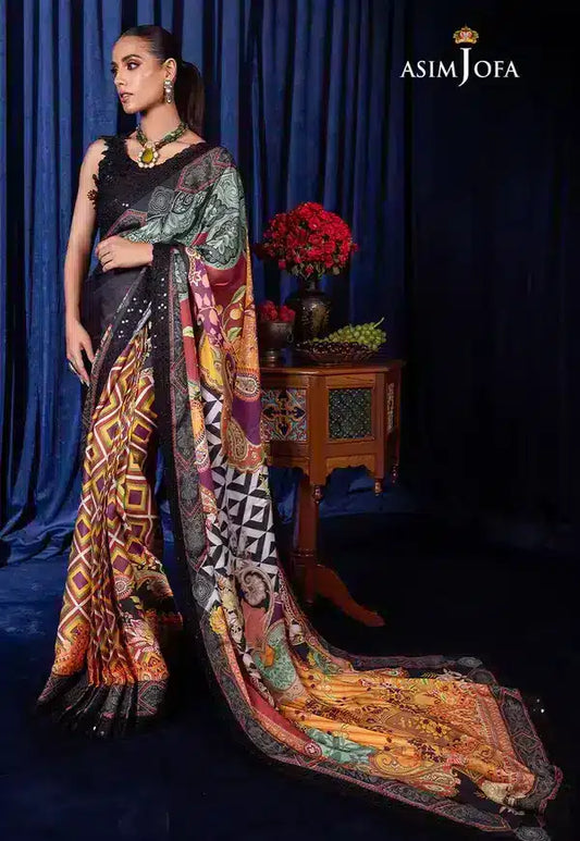 Asim Jofa | Bekhudi Luxury Chiffon 23 | AJBK-09
