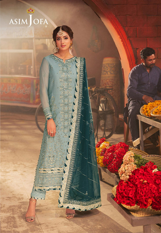 Asim Jofa | Chamkeli Formals 24 | AJKK-17 - Designer Dress - Maria Faisal