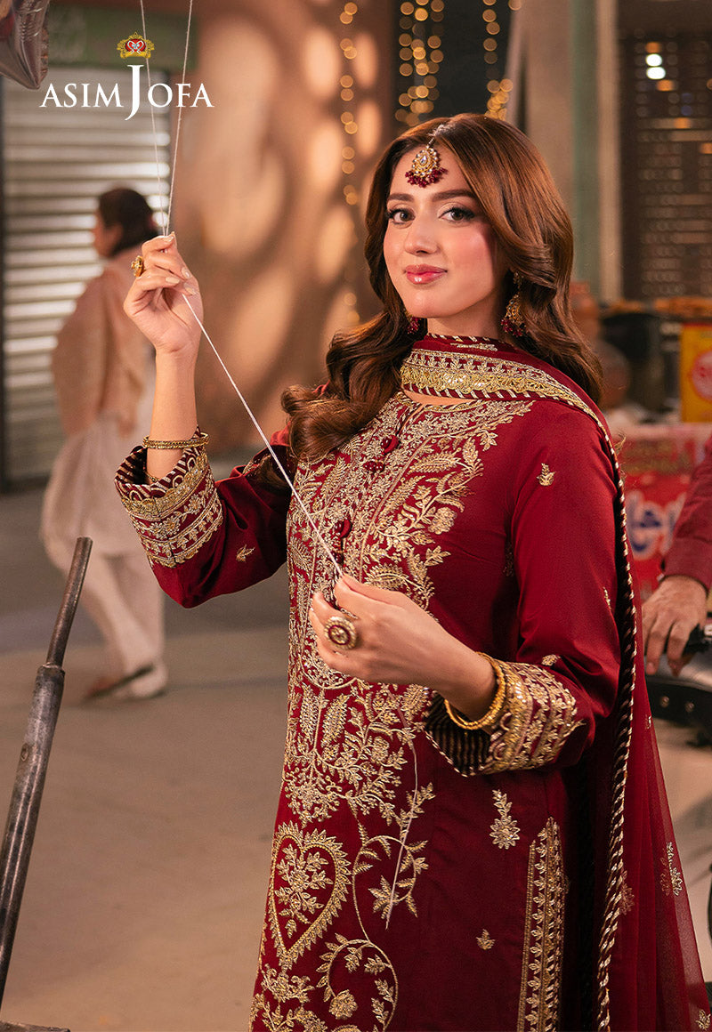 Asim Jofa | Chamkeli Formals 24 | AJKK-20 - Designer Dress - Maria Faisal