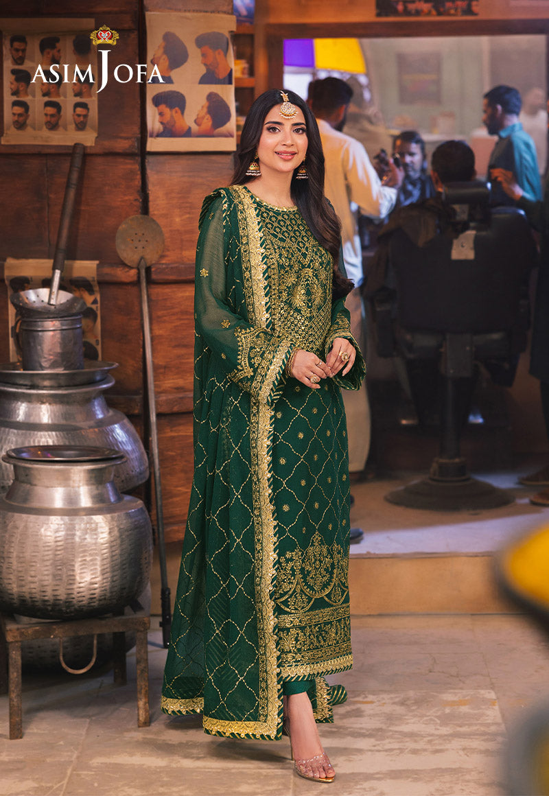 Asim Jofa | Chamkeli Formals 24 | AJKK-22 - Designer Dress - Maria Faisal