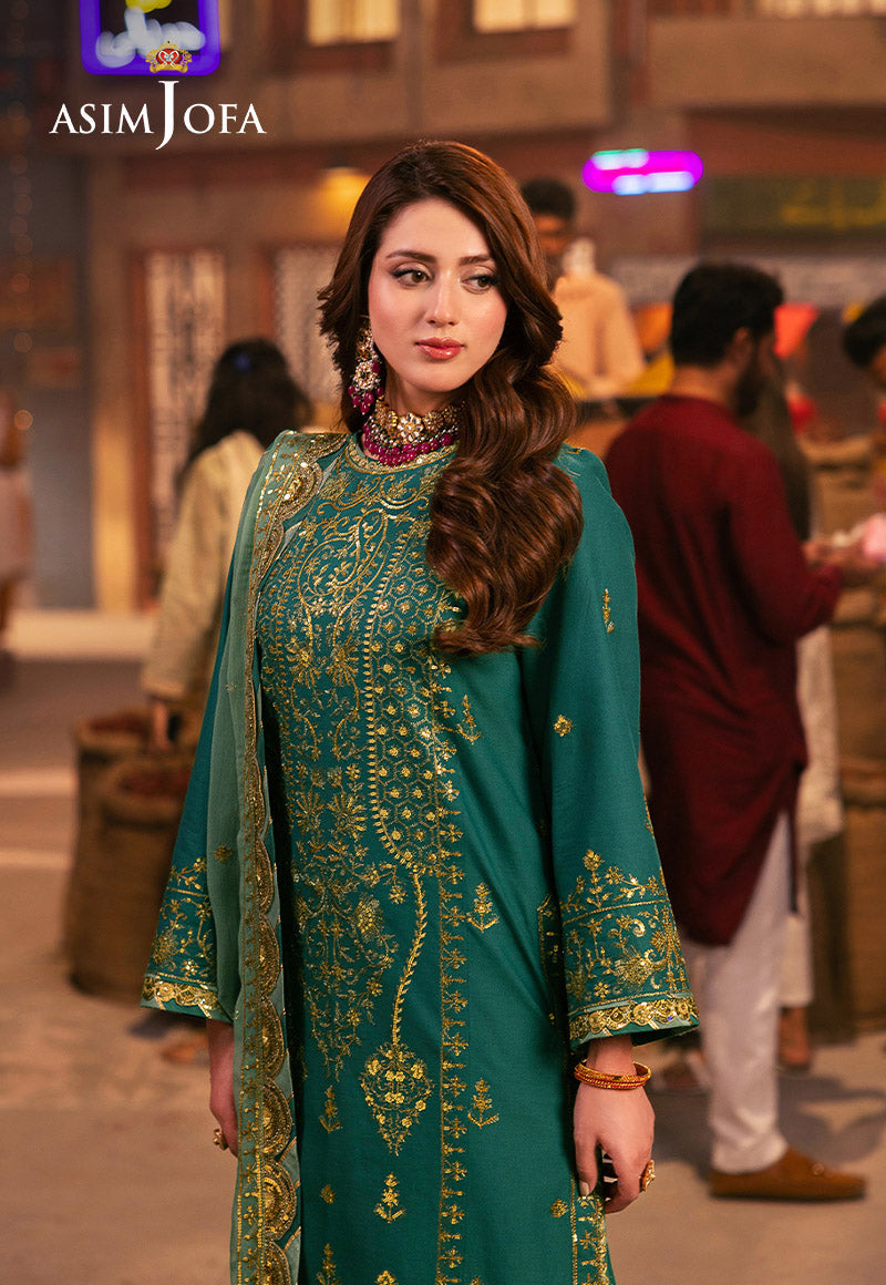 Asim Jofa | Chamkeli Formals 24 | AJKK-27 - Designer Dress - Maria Faisal