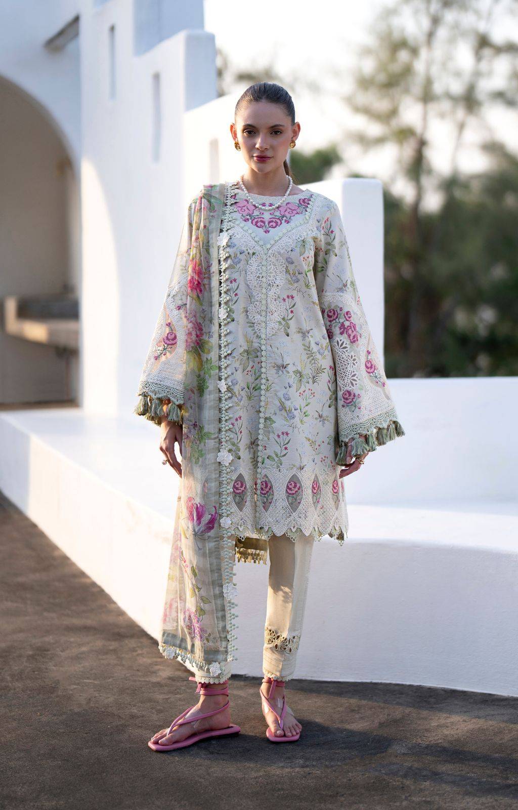 AJR Couture | Printakari Lawn 25 | Aleesia by Maria Faisal - Registered Vendor of : AJR Couture - type : Ladies Clothes - 100% original wedding dresses