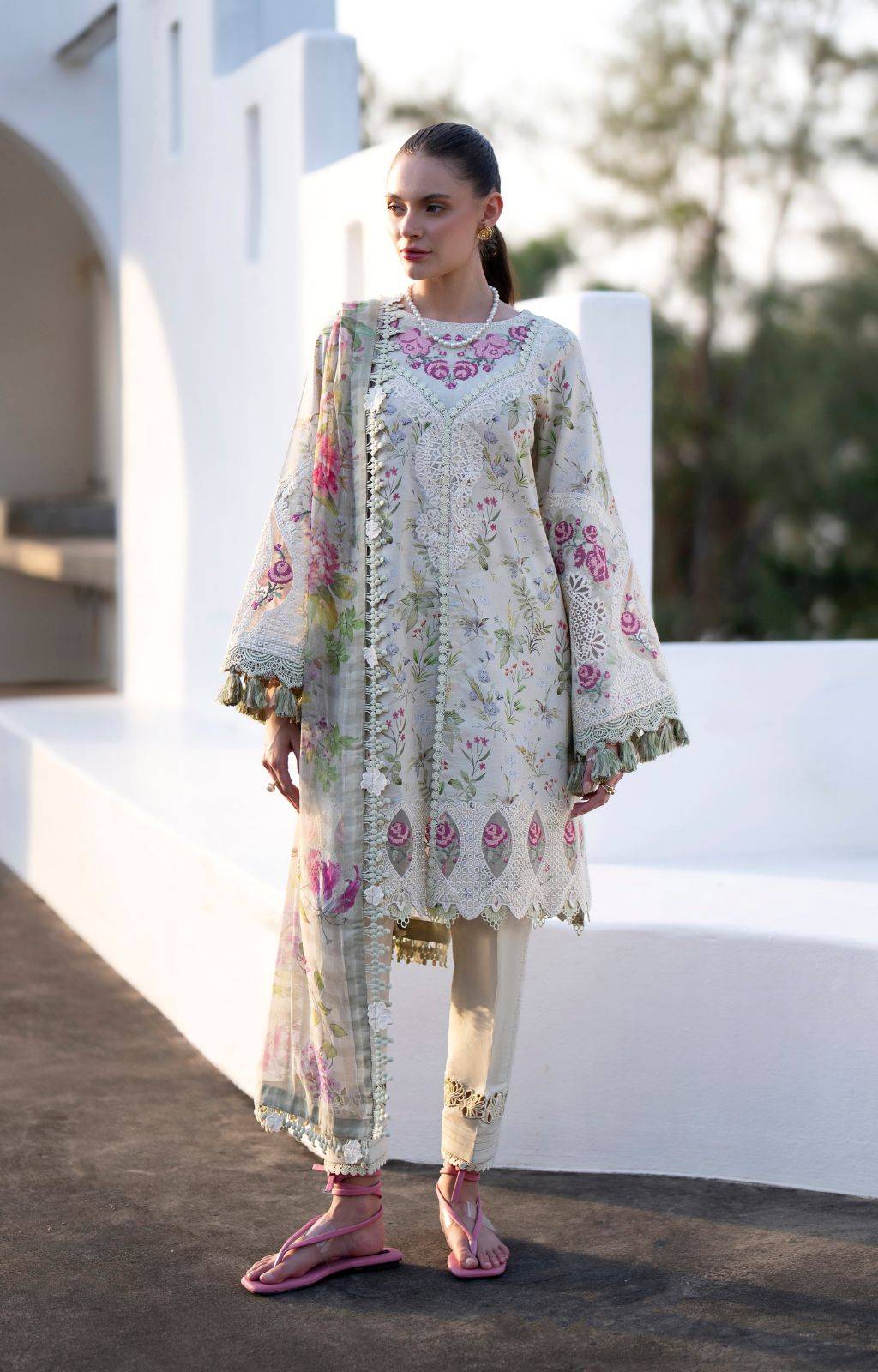 AJR Couture | Printakari Lawn 25 | Aleesia by Maria Faisal - Registered Vendor of : AJR Couture - type : Ladies Clothes - 100% original wedding dresses