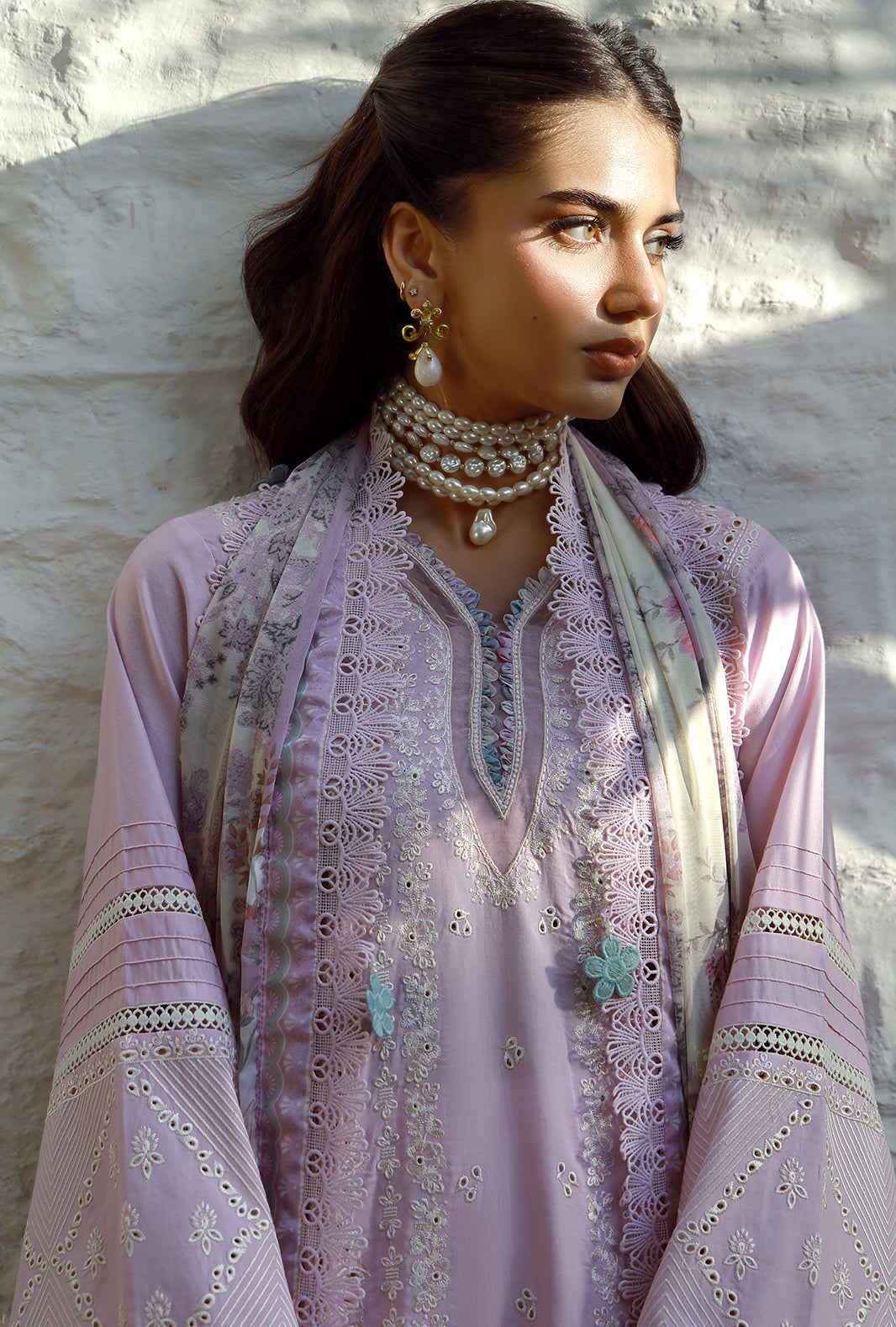 AJR Couture | Signature Lawn 26 | Syna - Luxury Dress - available at Maria Faisal in UK and USA.